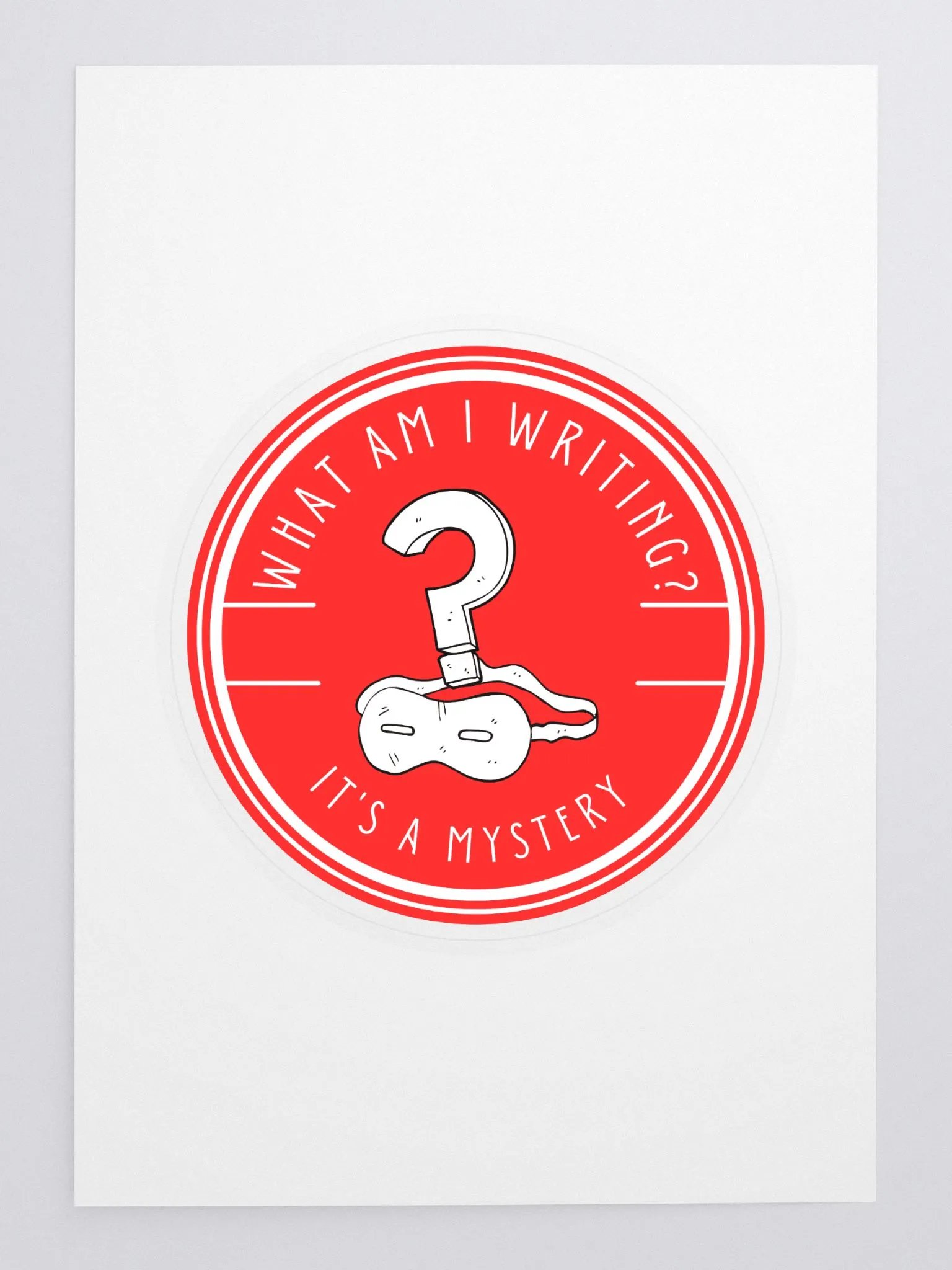 What am I Writing? Its a Mystery Sticker product image (3)