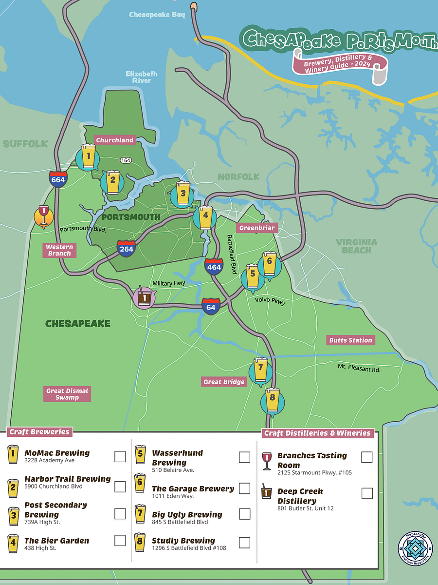 Hampton Roads Ultimate Map Bundle - Digital Download product image (10)