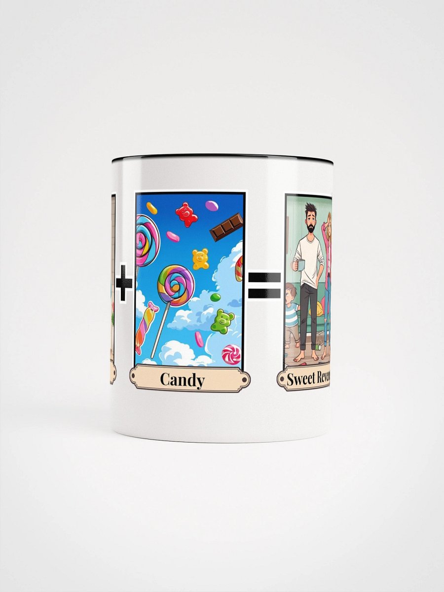 Grandkids + Candy = Sweet Revenge (Both) 2-Tone Ceramic Mug product image (5)