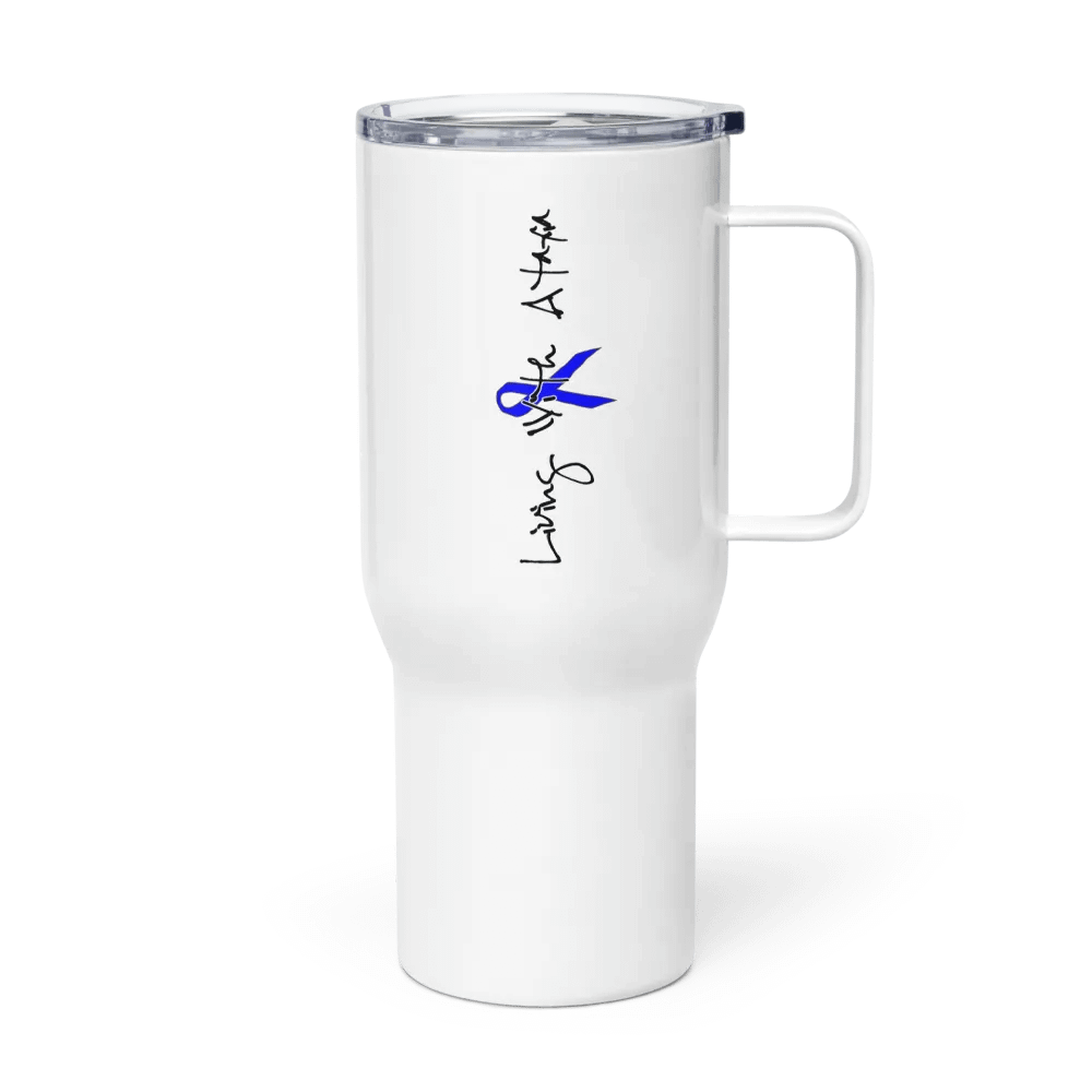 Living With Ataxia Handled Travel Mug product image (3)