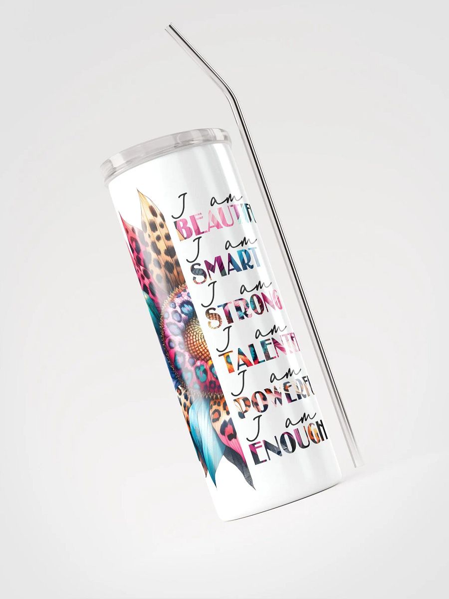 Empowerment Flower Tumbler: Embrace Your Strength! product image (4)