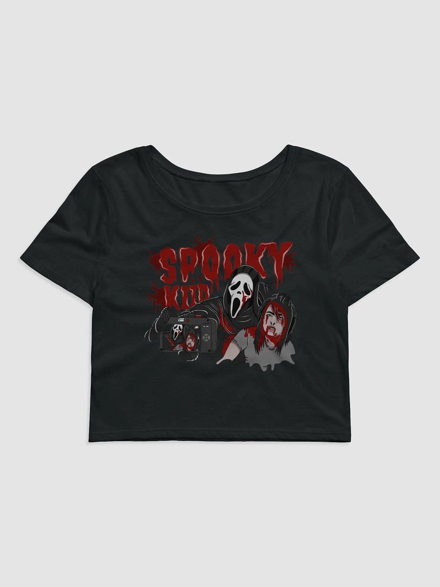 Vintage Bloody Ghostface Crop Top product image (1)