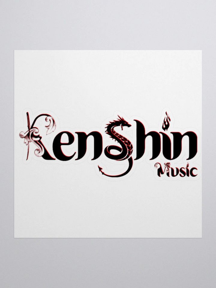 Dark Kenshin_Music Kiss Cut Stickers product image (1)