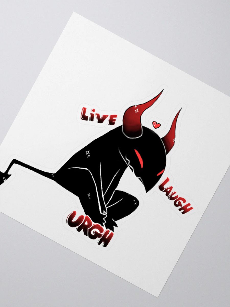 Live Laugh Urgh Sticker product image (2)