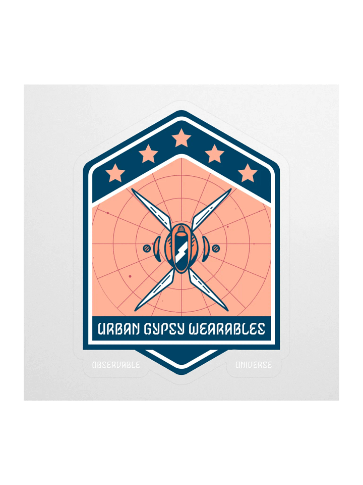 Observable Universe Emblem Sticker product image (1)