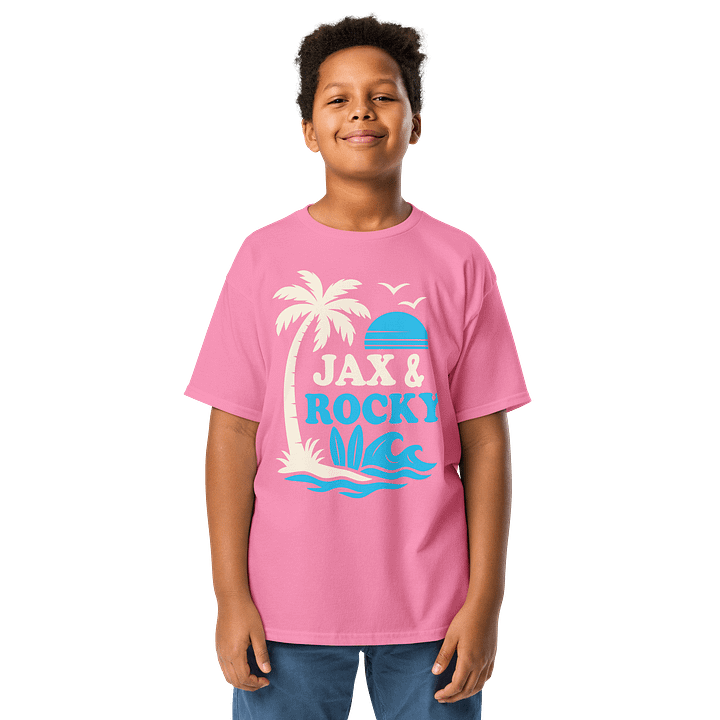 JAX & ROCKY Palm Tree Wave Youth Tee product image (1)