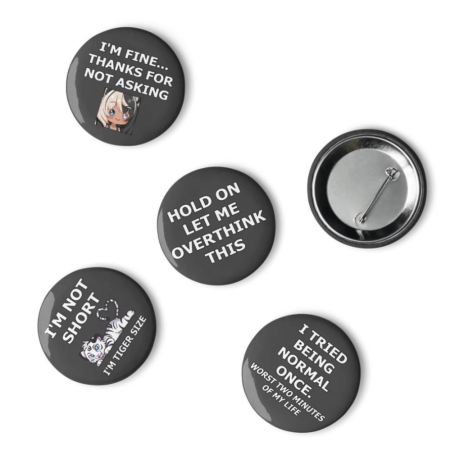 Pin Button - Limited Edition Collection #3 (Black) product image (10)