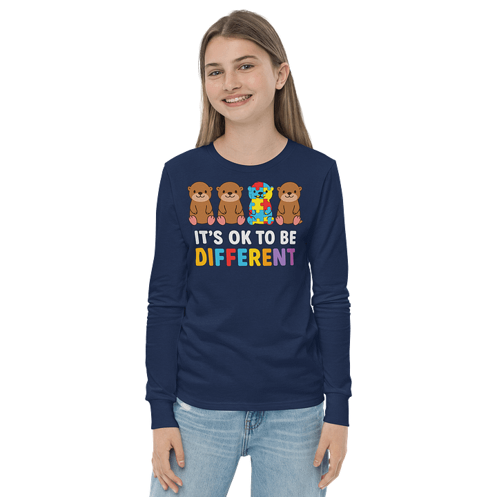 It's Ok To Be Different Youth Long Sleeve T-shirt product image (14)