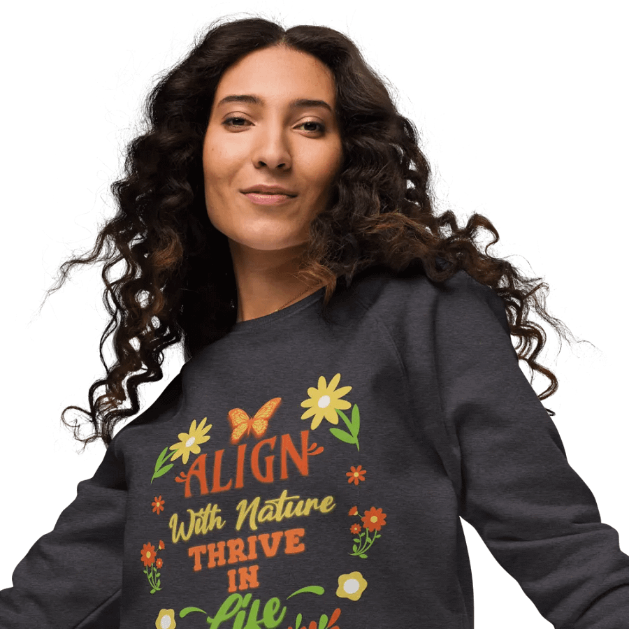 Nature's Wisdom Raglan Sweatshirt product image (12)