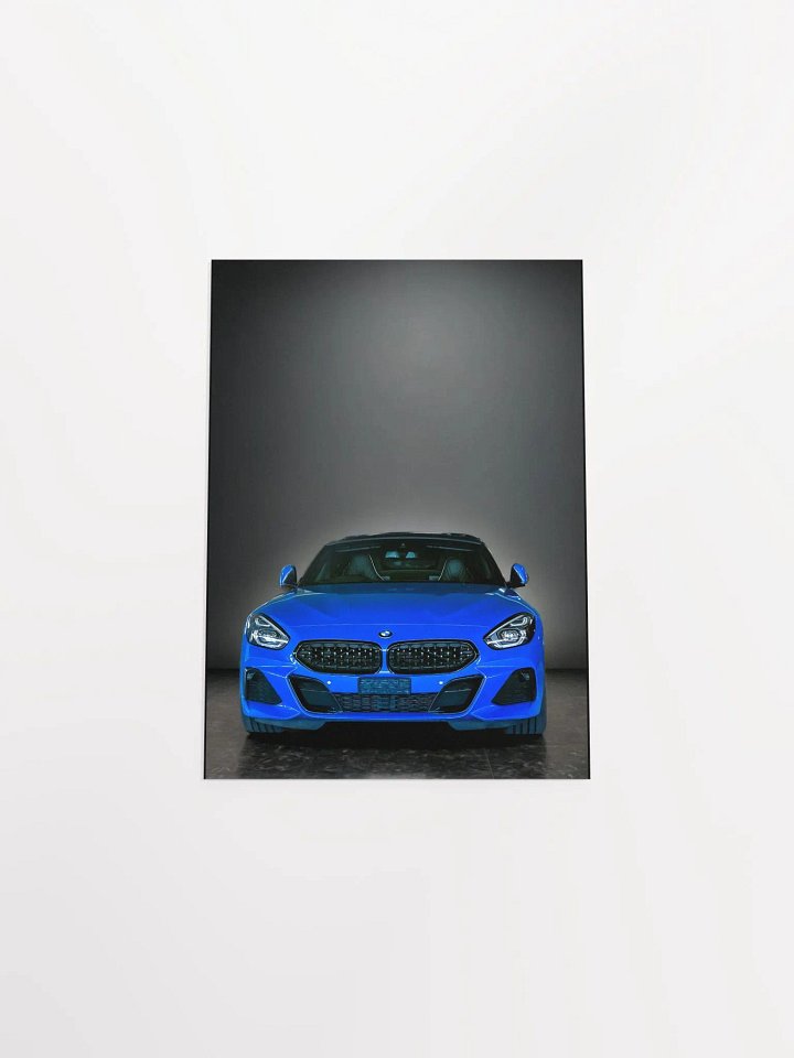 Cool Blue Car Poster product image (1)
