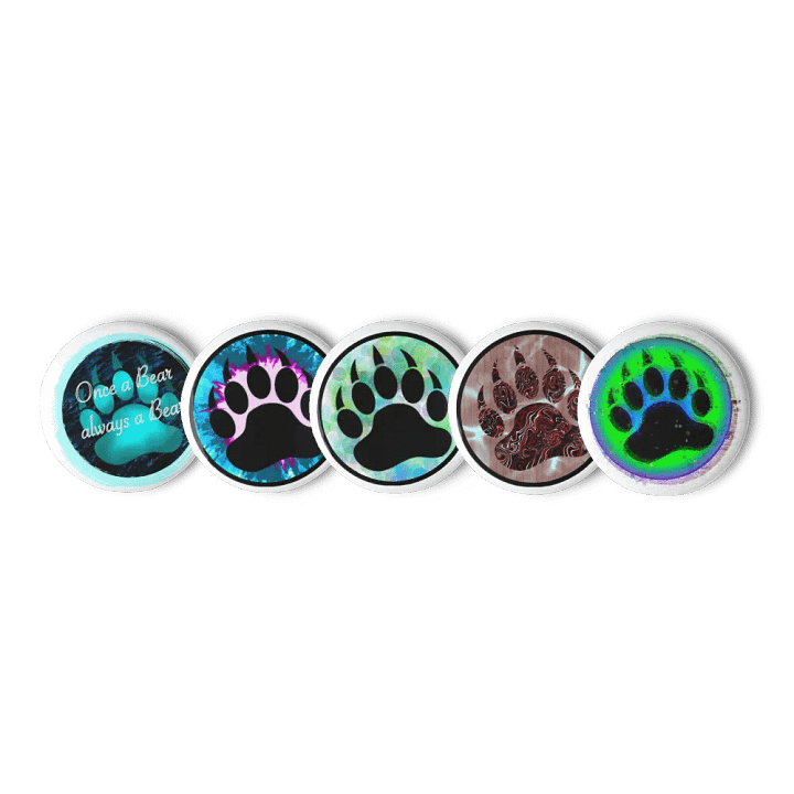 Bear Spirit Pin Button Set product image (1)
