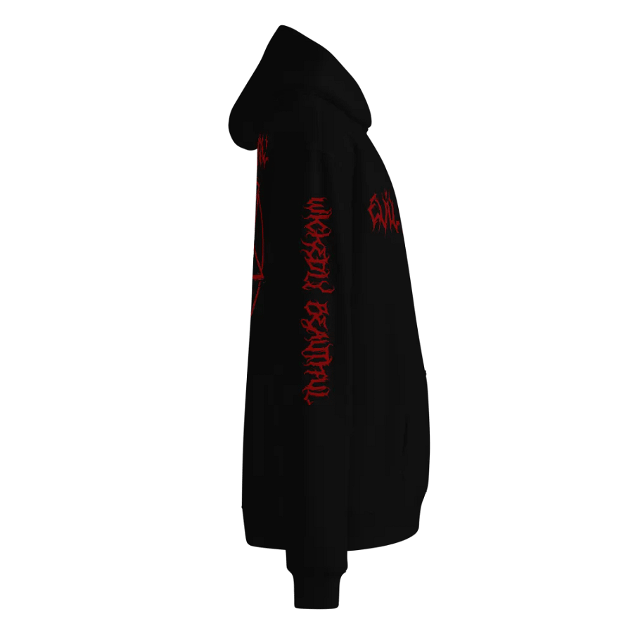 Evil Doll - Wickedly Beautiful - Unisex Oversized Hoodie product image (5)