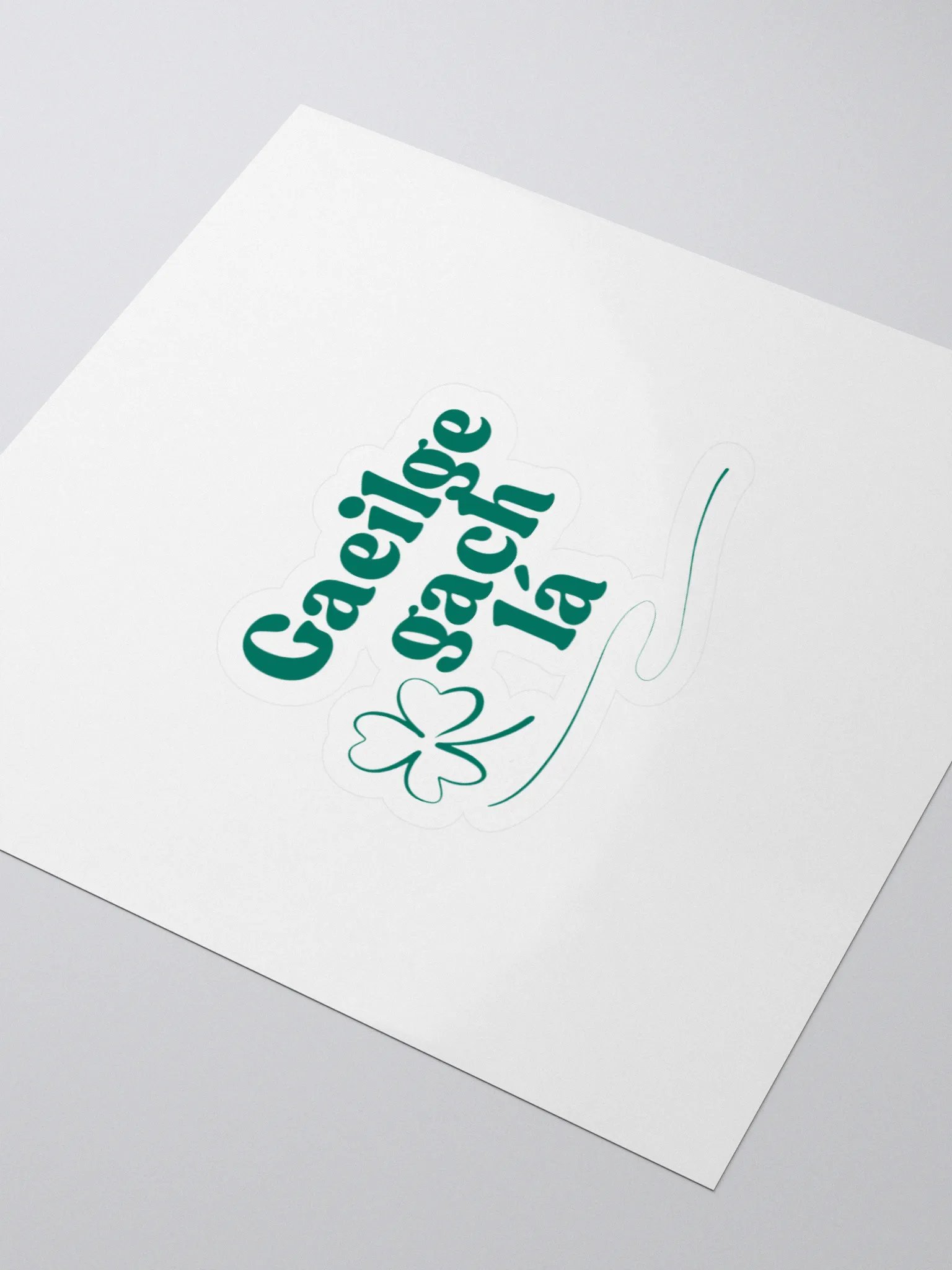 Gaeilge Gach Lá Sticker product image (3)