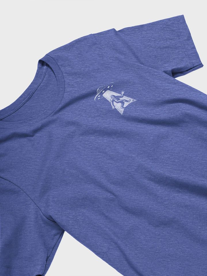 Bigfoot Abduction: Midnight Ufo Beaming up Bigfoot Tee (Version IV Small) product image (2)
