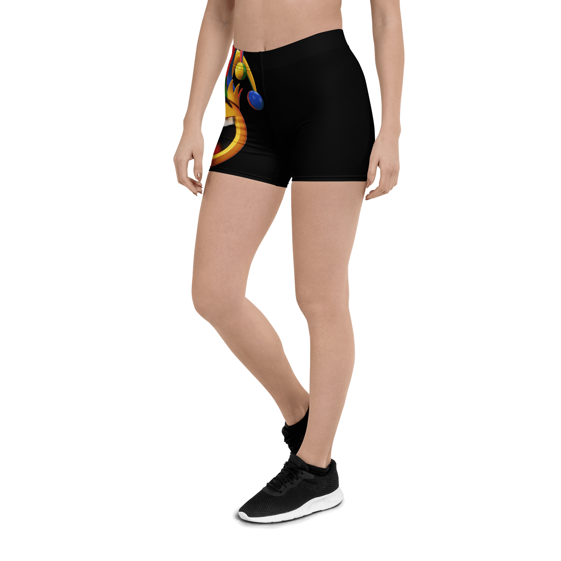 Jester Emoji All-Over Print Shorts product image (5)