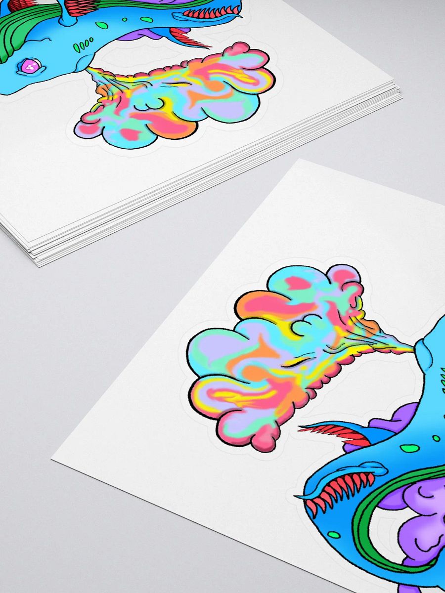 WVKush Flying Whale Sticker product image (4)