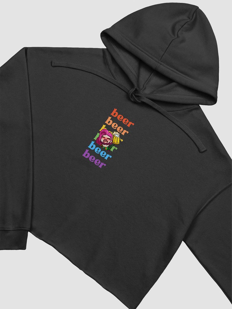 Cheers Beer Crop Top Hoodie product image (3)