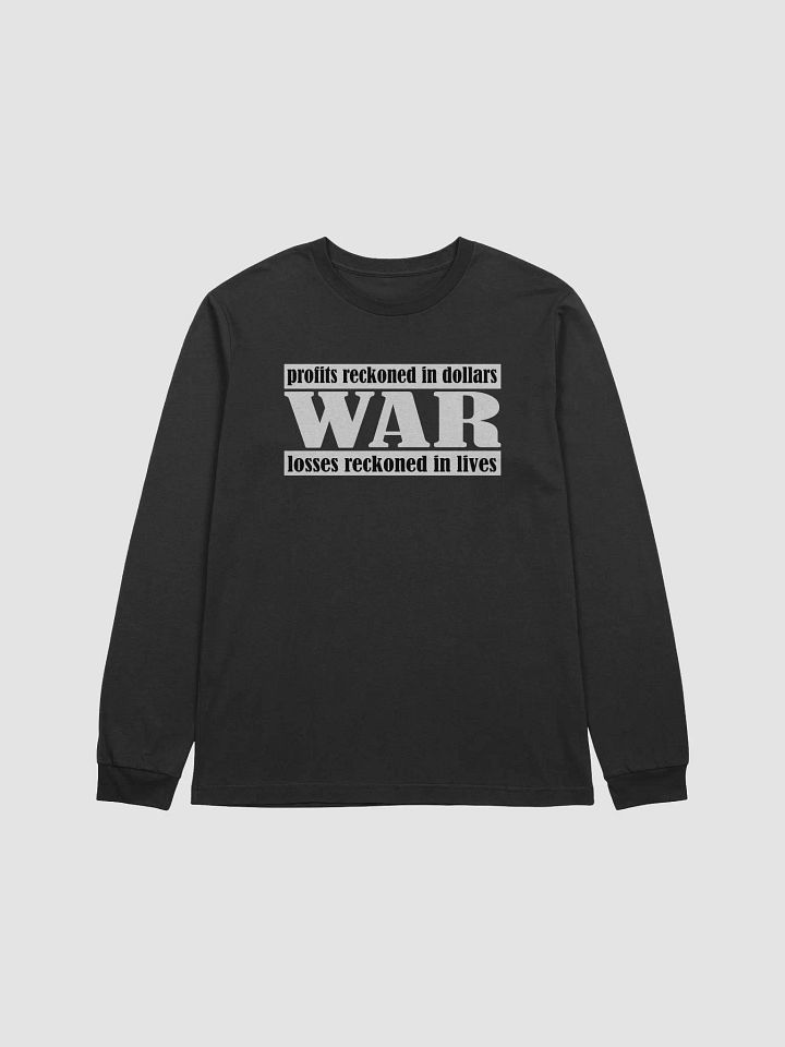 The Cost Of War - Bella+Canvas Supersoft Long Sleeve T-Shirt product image (2)