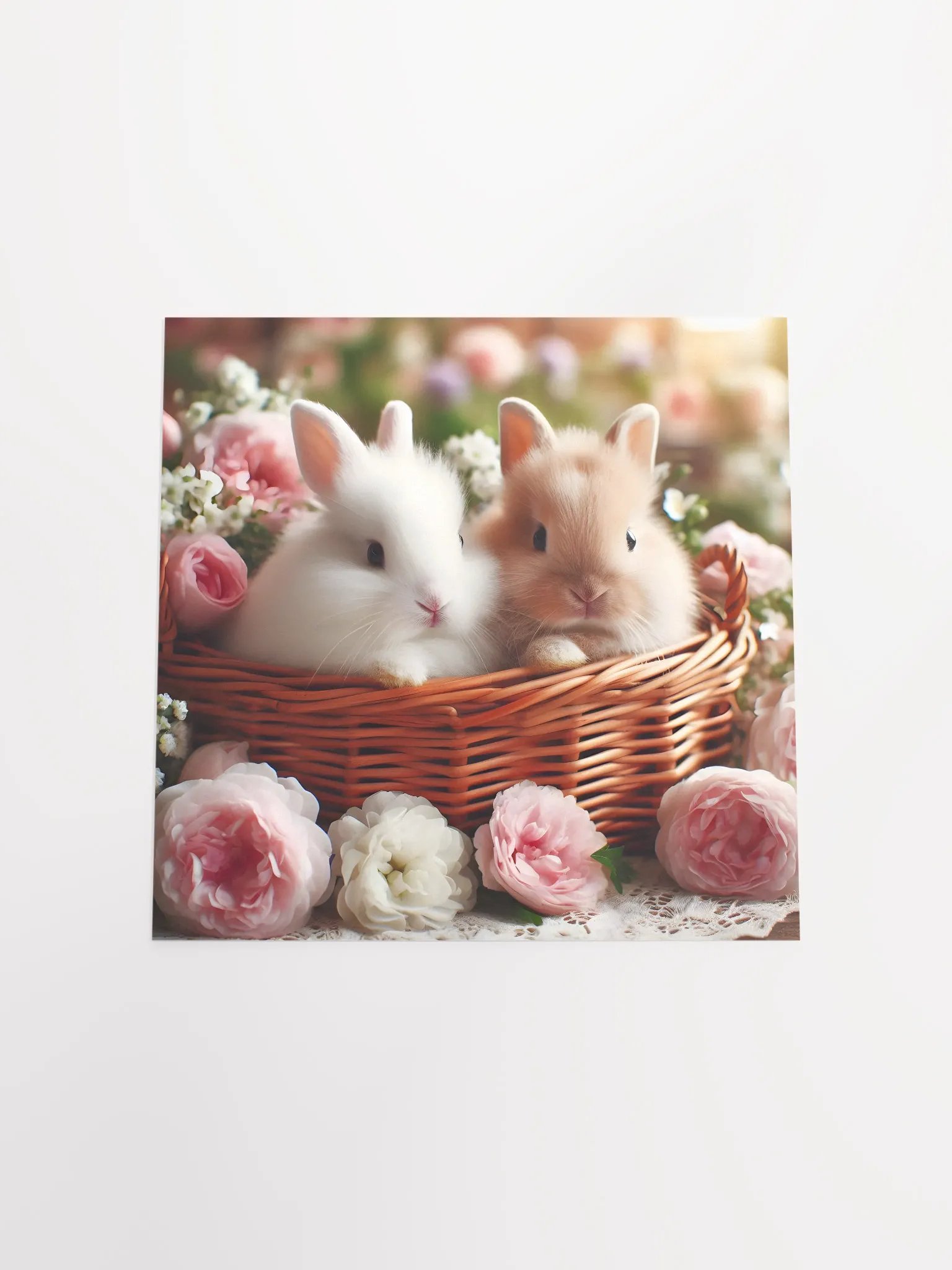 Rose Bunnies Poster Print product image (20)