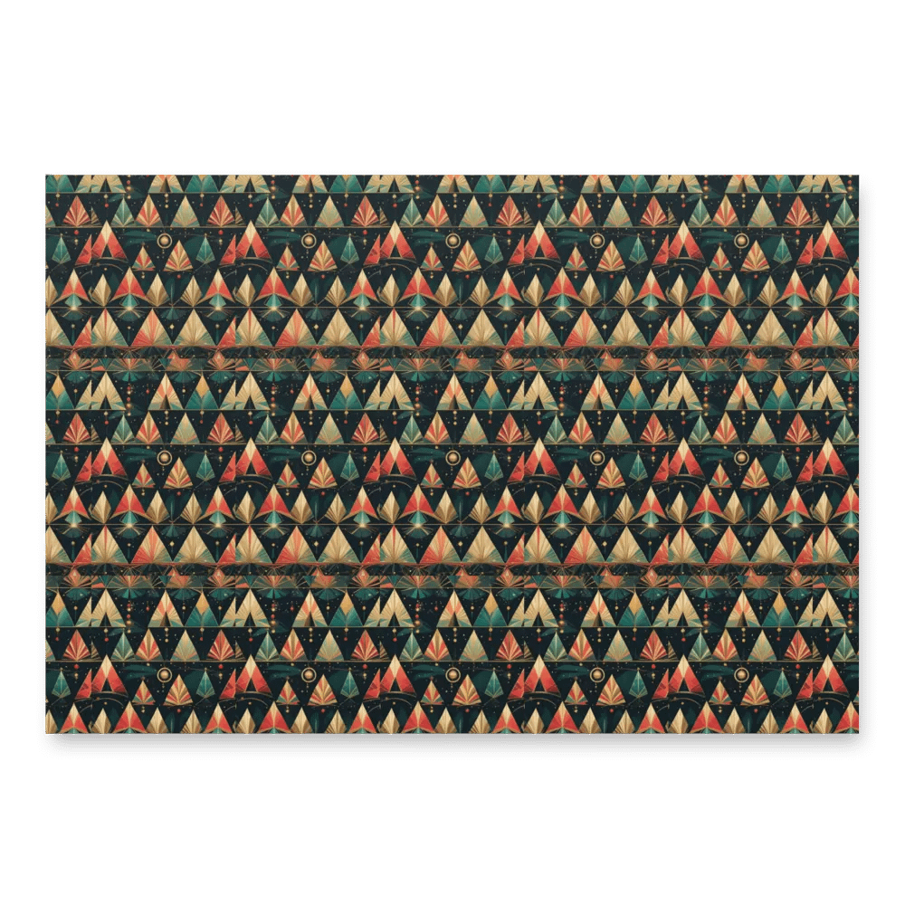 Christmas Trees Abstract Holiday wrapping paper product image (1)