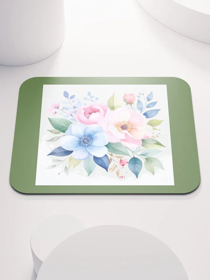 Columbia Road Market Mouse Pad (Light Floral) product image (1)