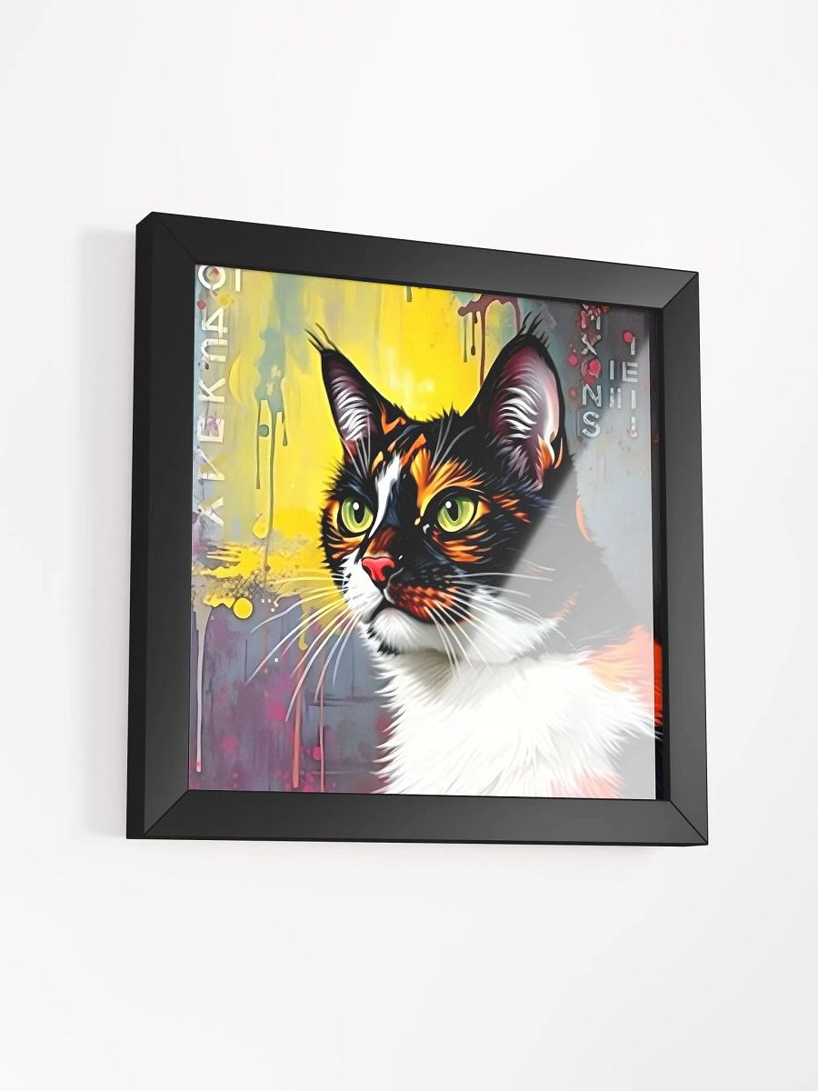 Vibrant Cat Eyes Matte Poster product image (14)