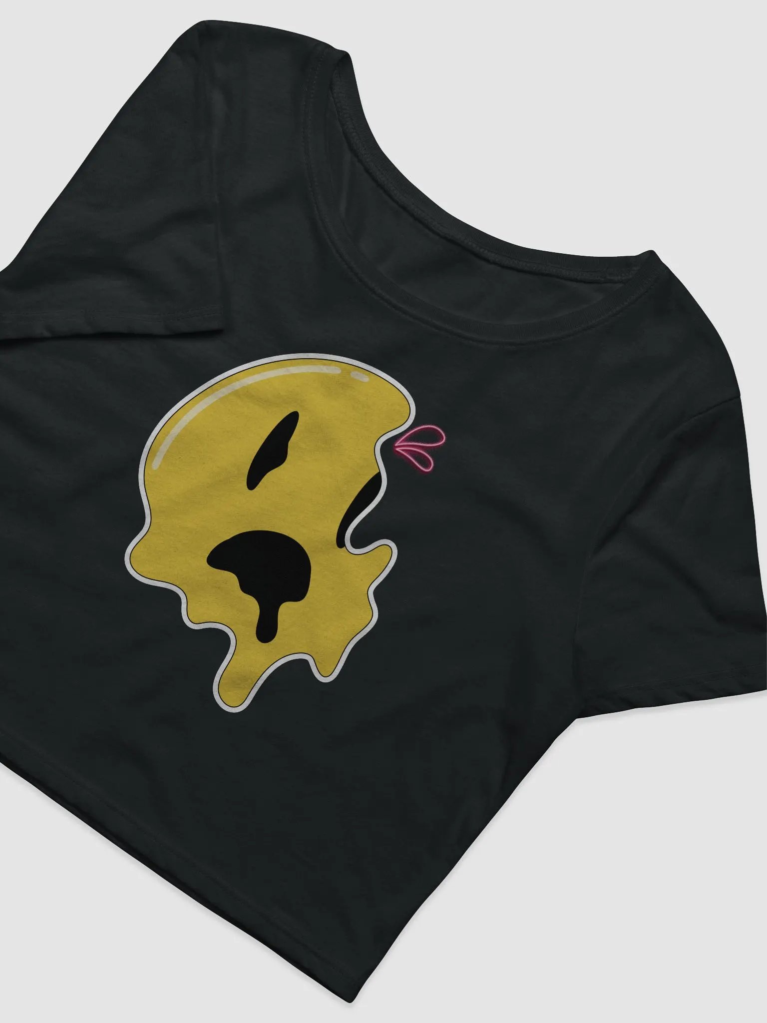 Whimsical Ghostly Fright Women's Crop Tee product image (3)