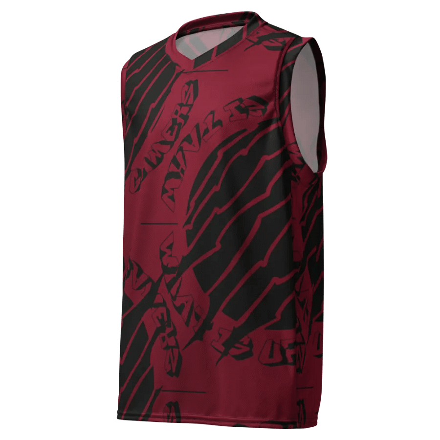 [ ITZJOEL44 ] RED/BLACK Basketball Jersey product image (3)