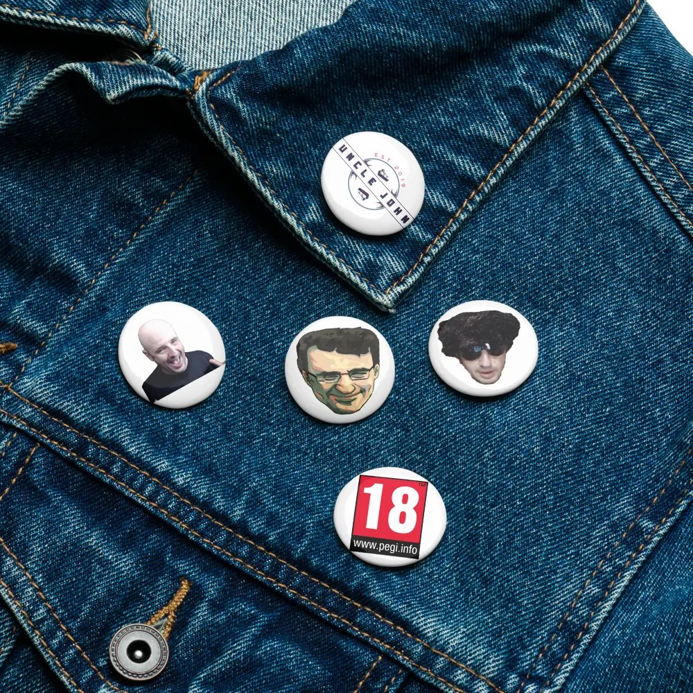 UJ Set of pin buttons product image (16)