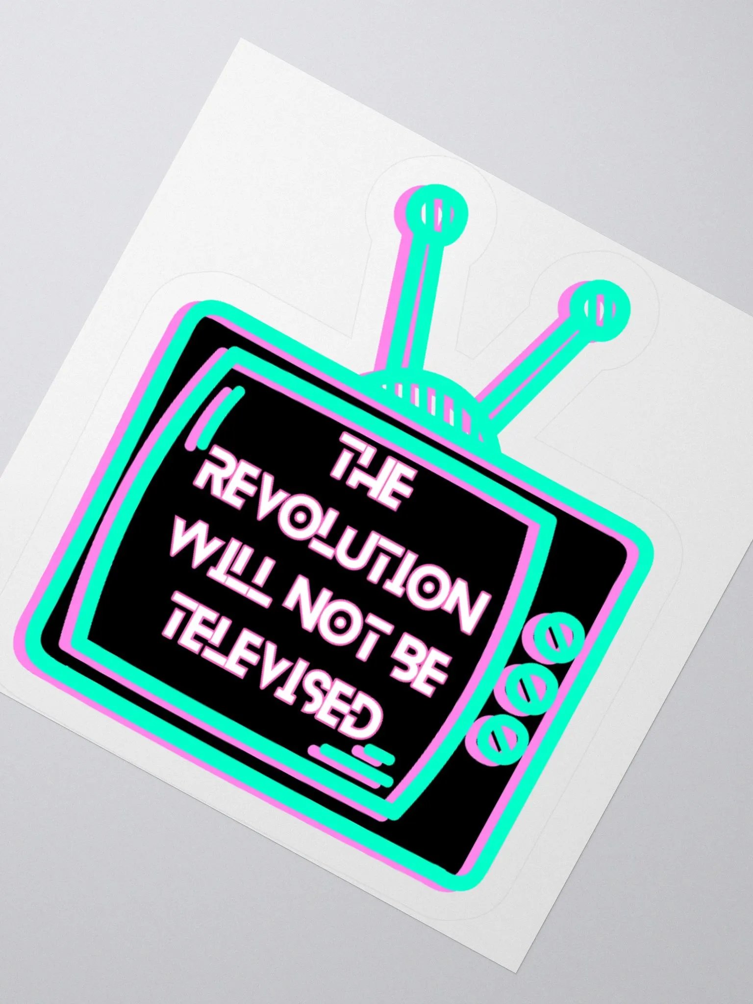 The Revolution Will Not Be Televised Sticker product image (2)