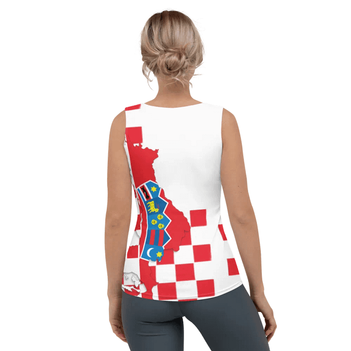 Croatian Pride All-Over Women's Tank Top product image (2)
