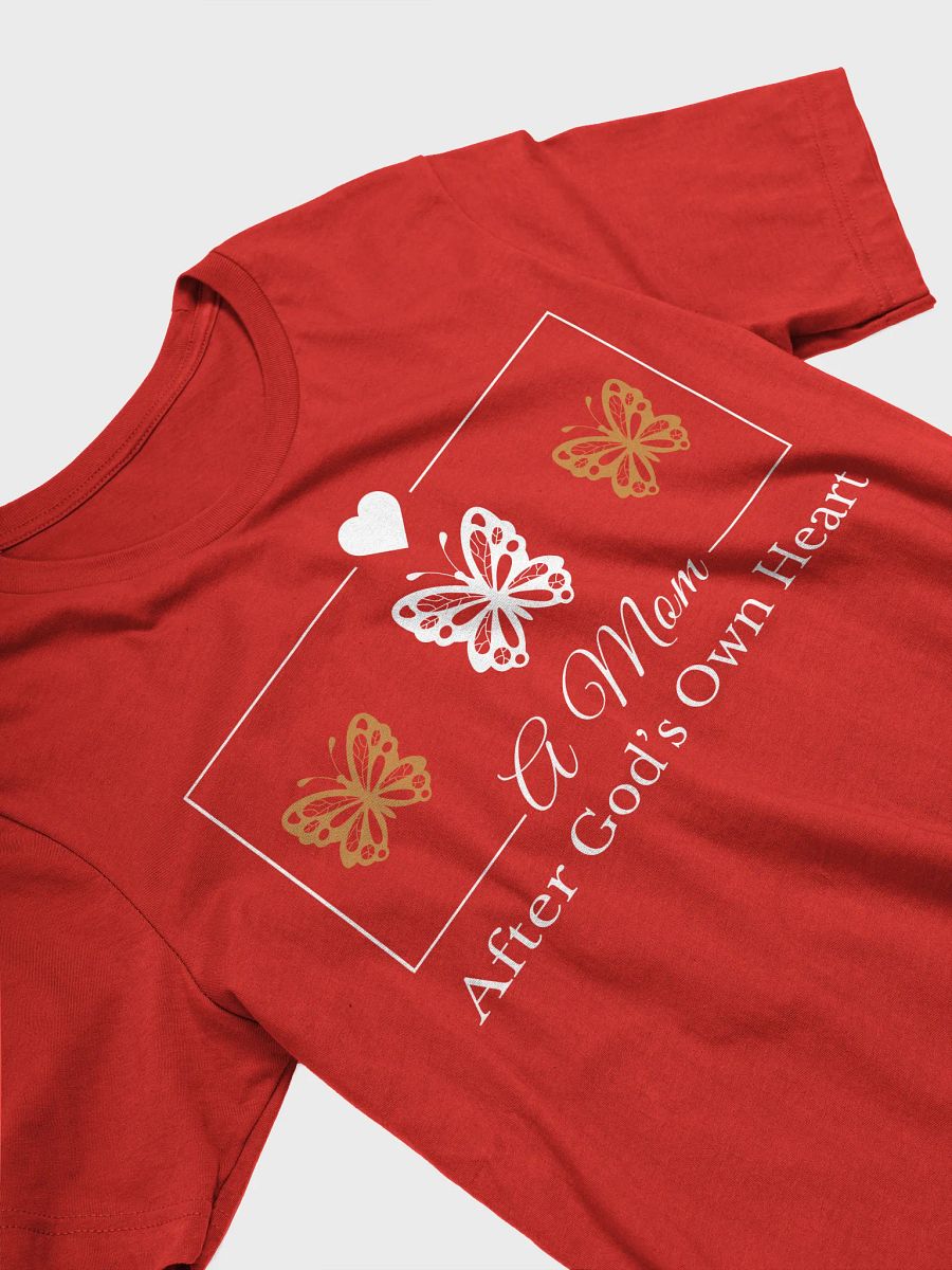 God`s Heart Mom, Bella Canvas T-shirt product image (3)