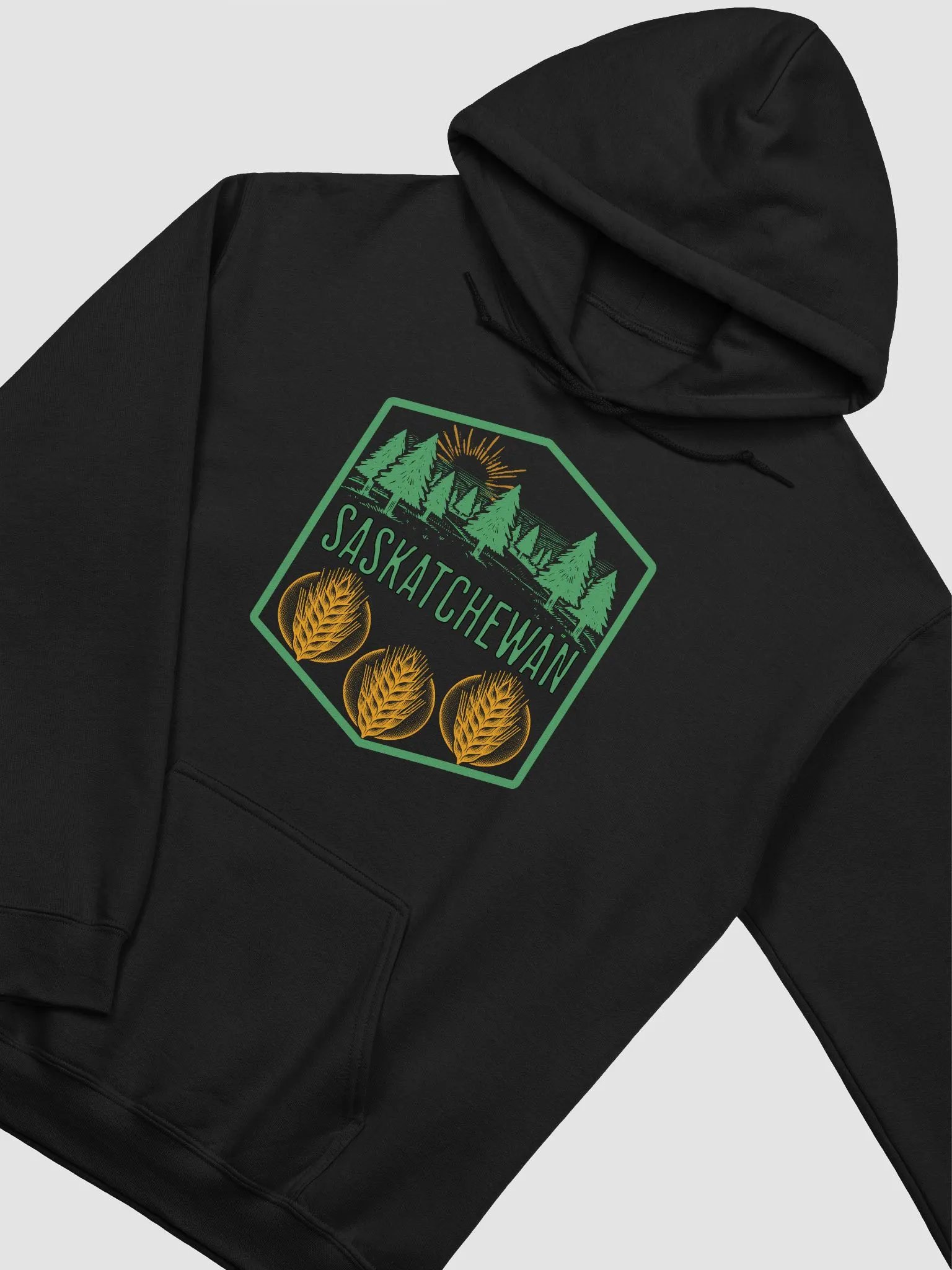 Saskatchewan Tree Wheat Wilderness Hoodie product image (2)