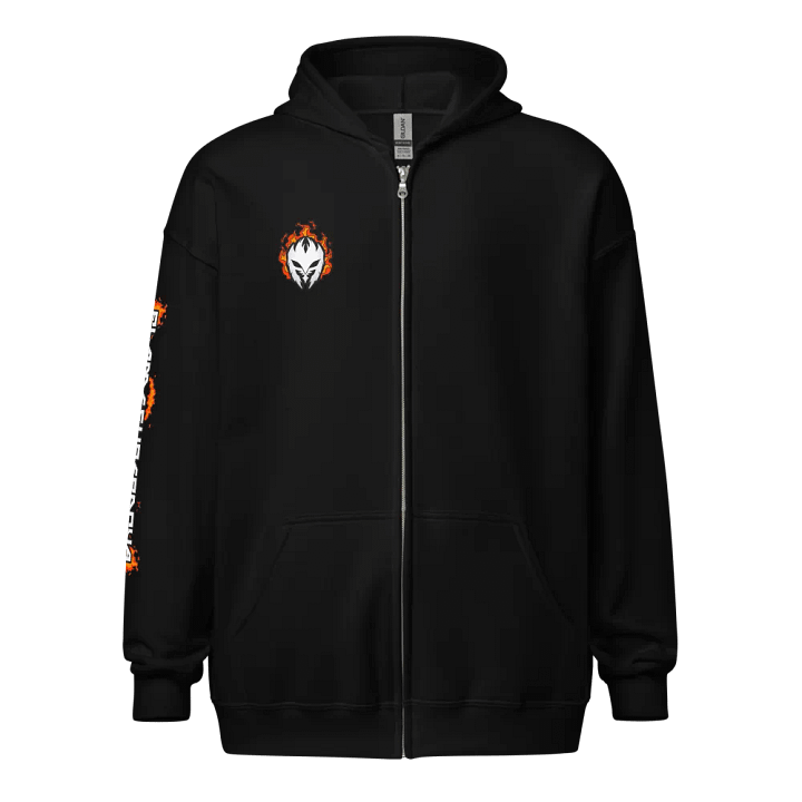 Mask Icon v2 (White) Gildan Zip-Up Hoodie product image (1)