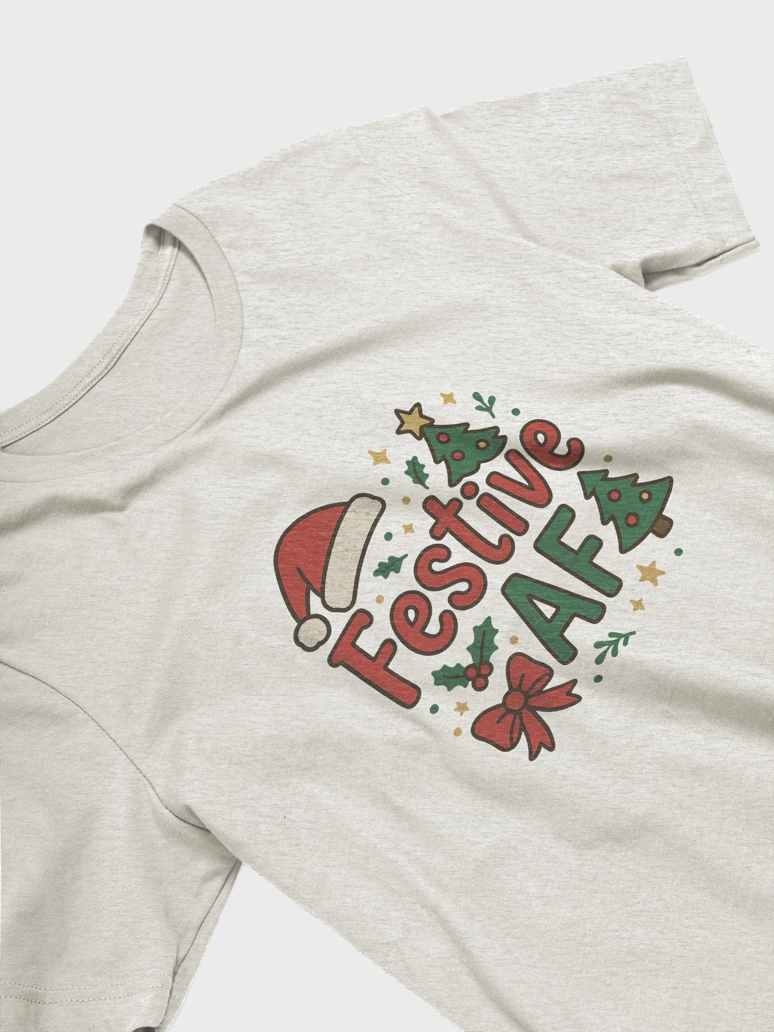 Festive AF Holiday T-Shirt product image (3)