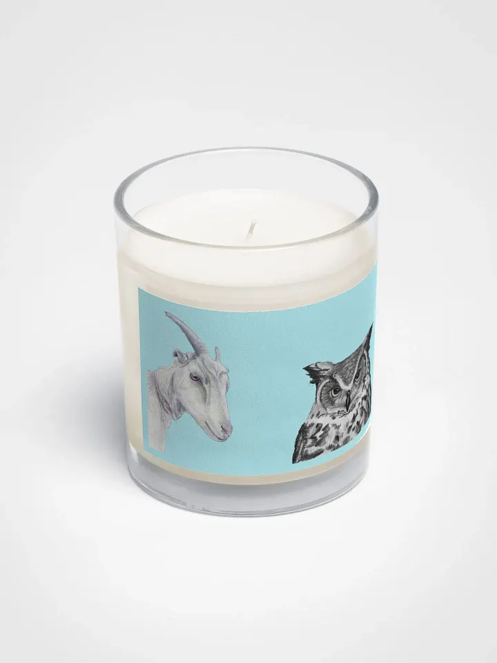 Goat and Owl Close-ups Candle product image (2)