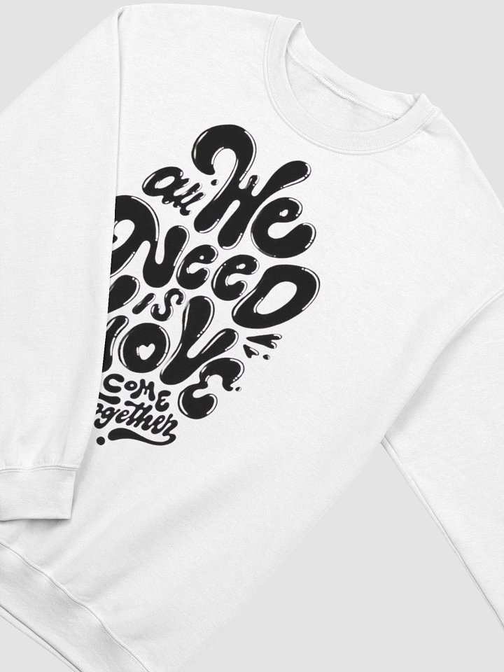 Curvy Love Stylized Crewneck Sweatshirt product image (2)