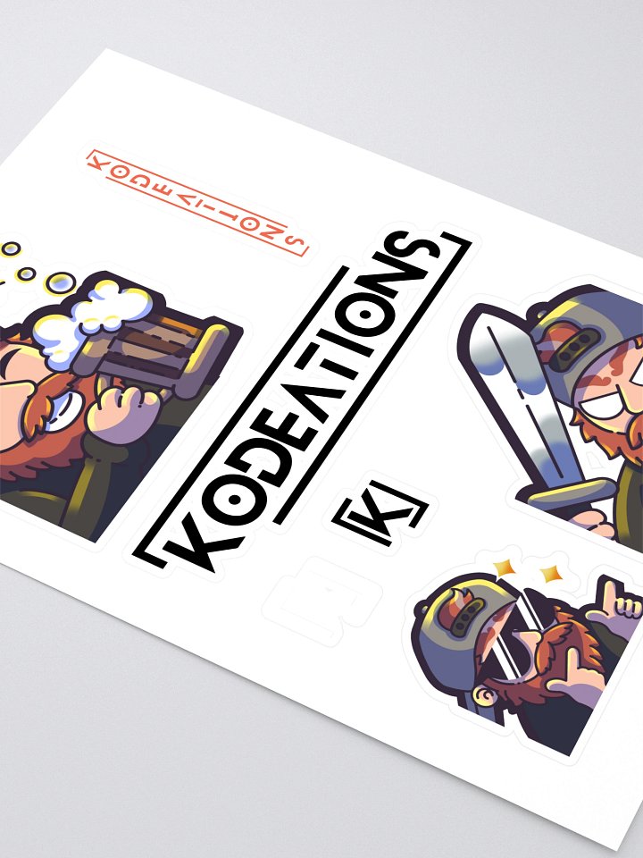 Kodeations Sticker Pack - Slap & Survive product image (2)