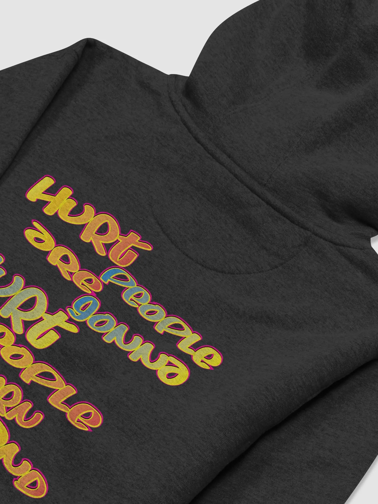 Hurt People - Graffiti - Cotton Heritage Unisex Premium Hoodie (BACK) product image (4)