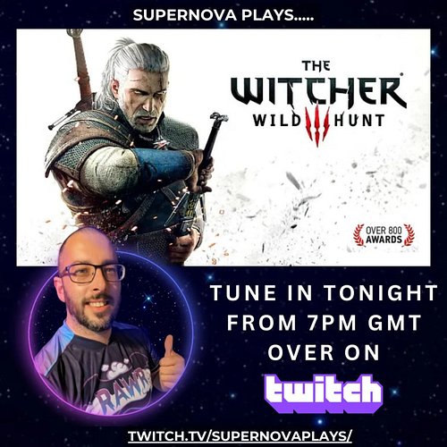 #witcher3 is now in my top 10 games of the decade.

Find out why tonight from 7pm GMT as I carry on my adventure coming up to...