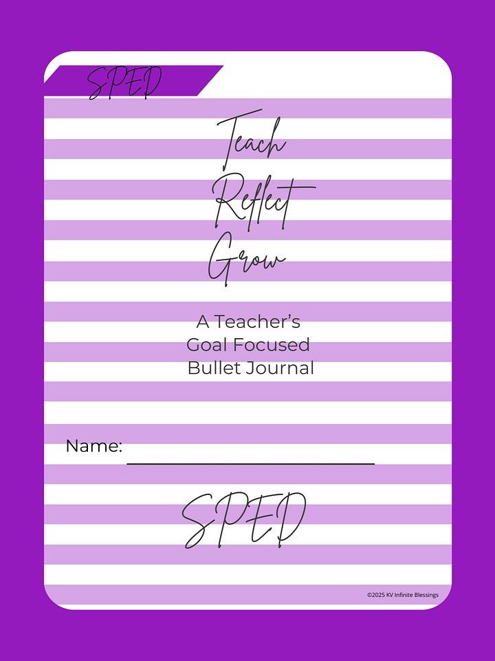 Special Ed Documentation & Support Forms | Digital & Printable Journal product image (1)