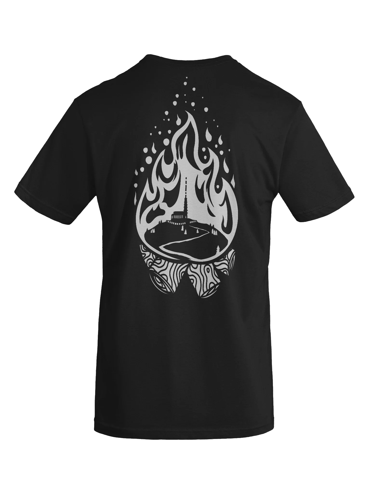 FIRESIDE II T-Shirt (Black) product image (10)