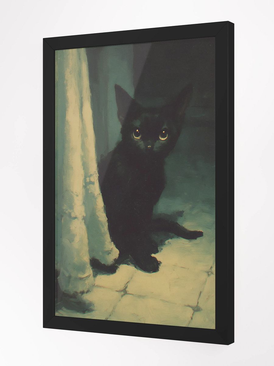 Mystical Black Cat Framed Matte Poster product image (2)