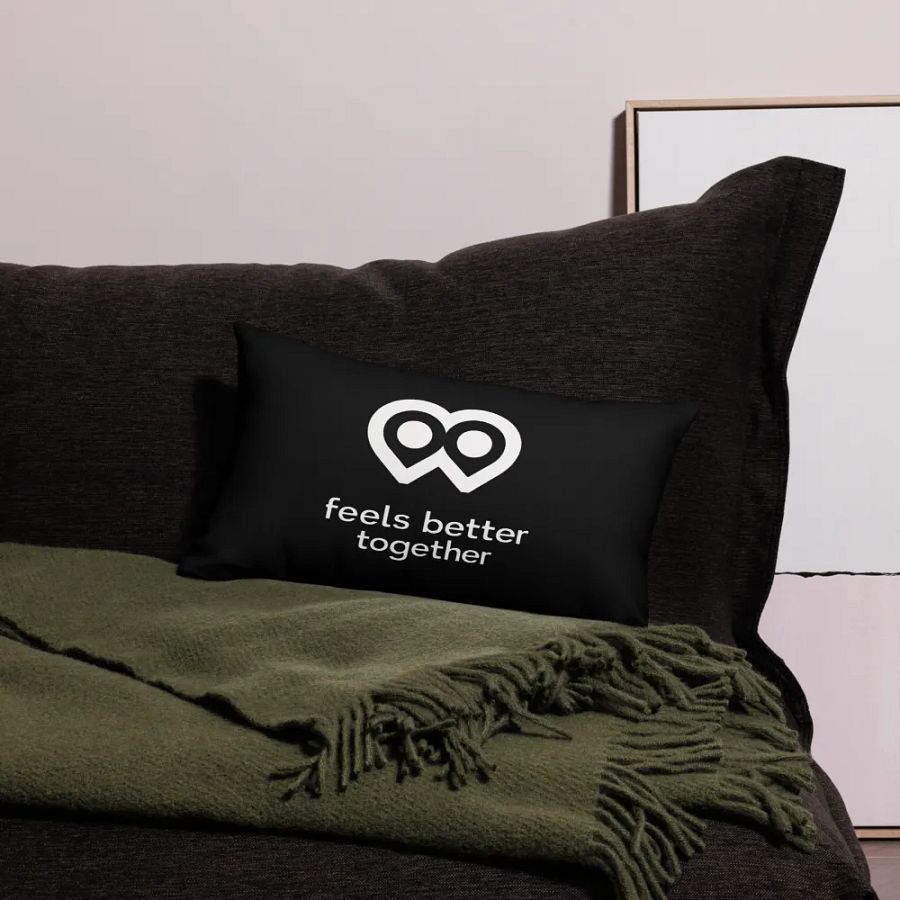 Feels Better Together Minimal Pillow Case product image (9)