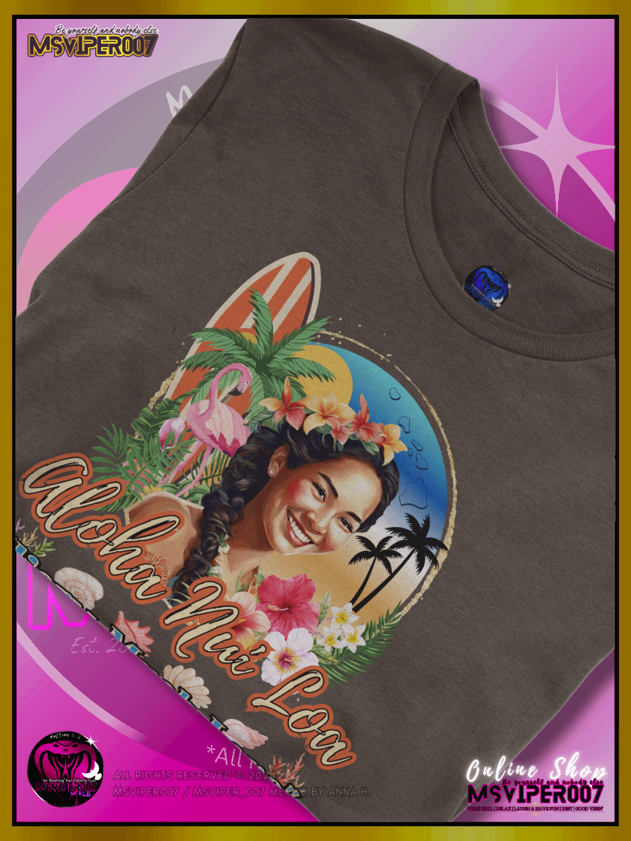 T-Shirt - MsViper007's "Aloha Nui (V2) Loa" Comfort T-shirt by Anna H. product image (3)