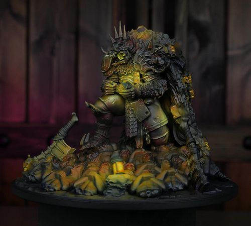 Painted up the hot new Killenium Butcher from @kingdomdeath in this weeks video! Such an amazing model. The multipart plastic...