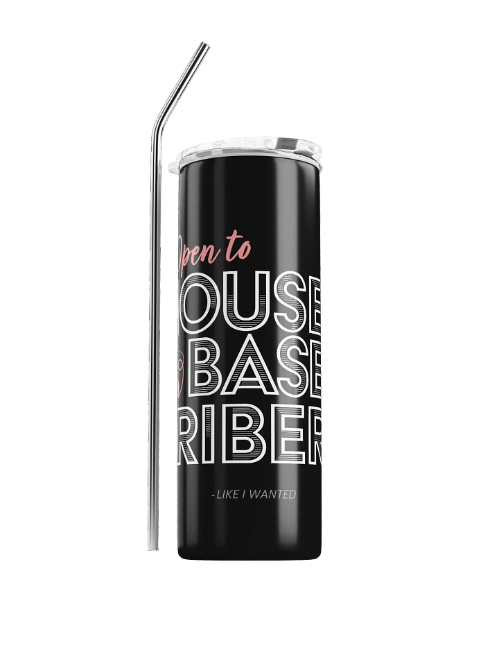 Mouse Based Bribery Stainless Steel Tumbler (Black) product image (1)