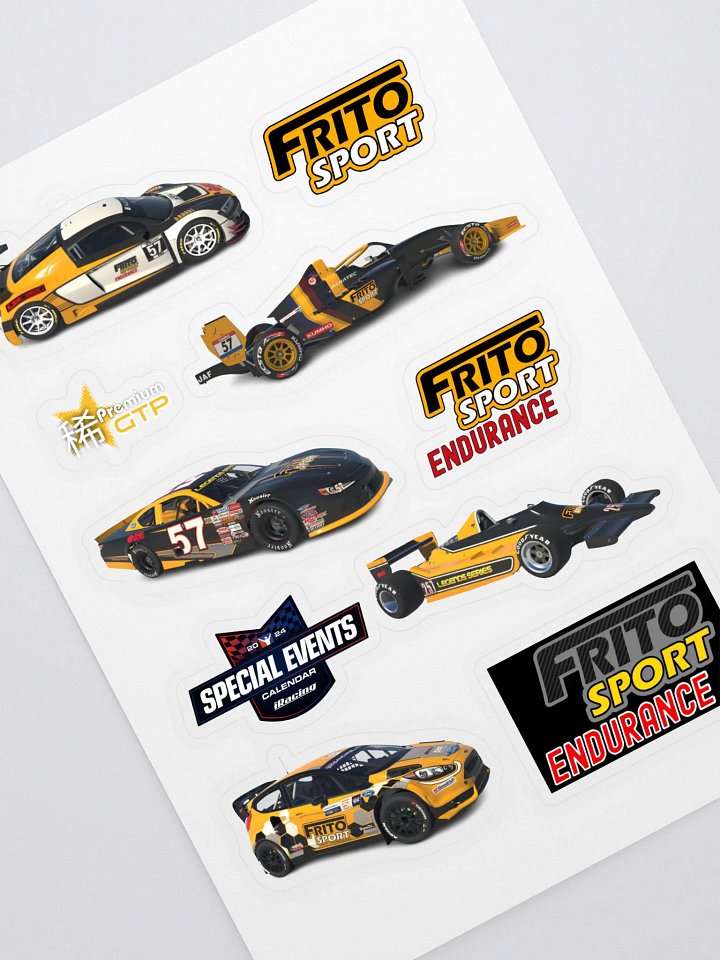 Fritosport Sim Sticker sheet product image (1)