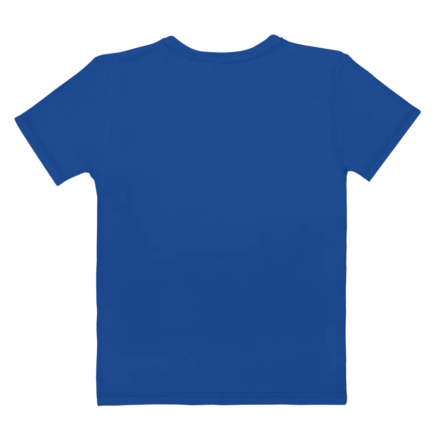 Plain Ocean Blue True Summer Women's Crewneck Polyester Heavyweight Premium T-Shirt by Treasure Pie product image (9)