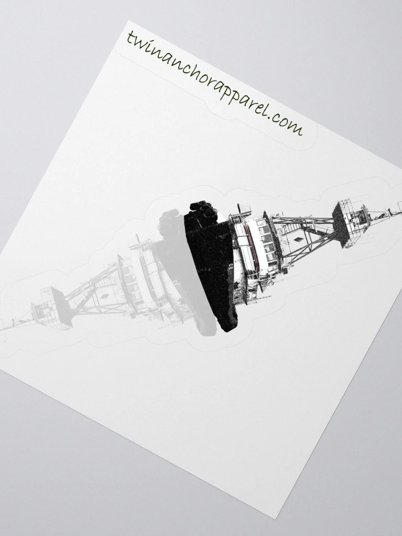 Ship Wheel & Tug CE Kiss Cut Stickers product image (4)